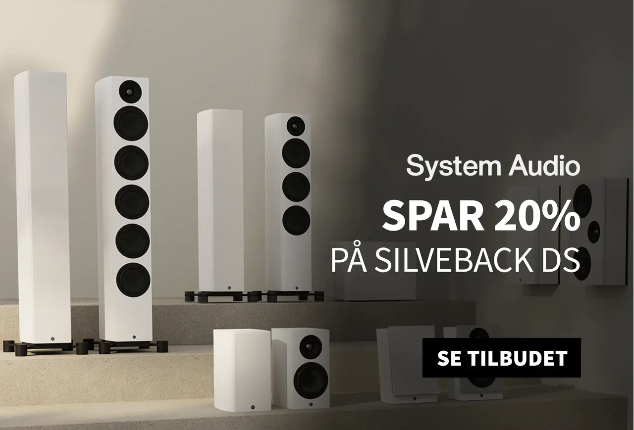 20% på system audio Silverback DS-serien